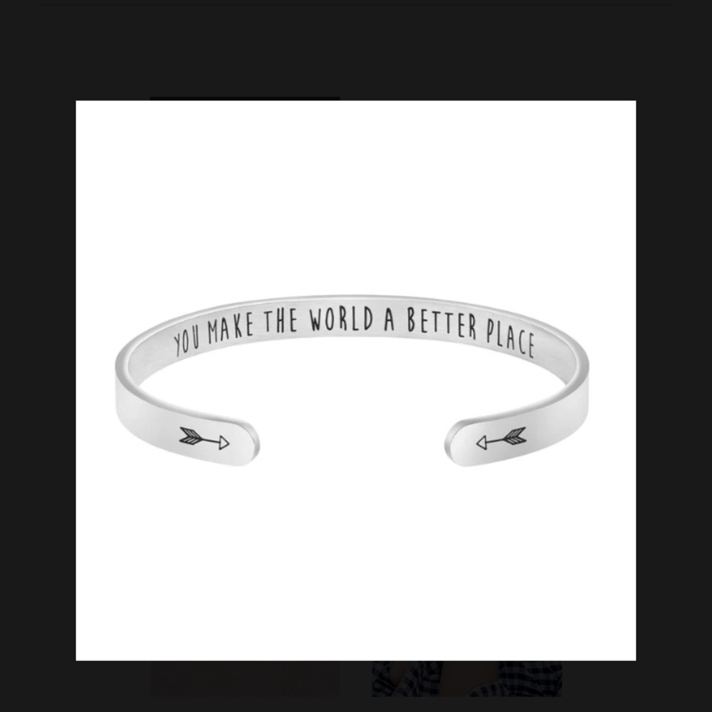 Joycuff You Make The World A Better Place Bracelet